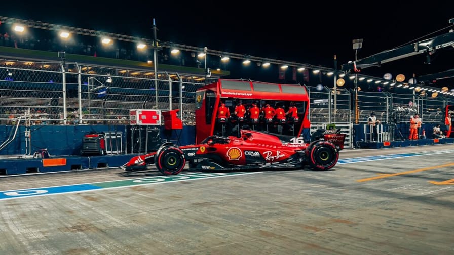 Sainz Ferrari Singapore