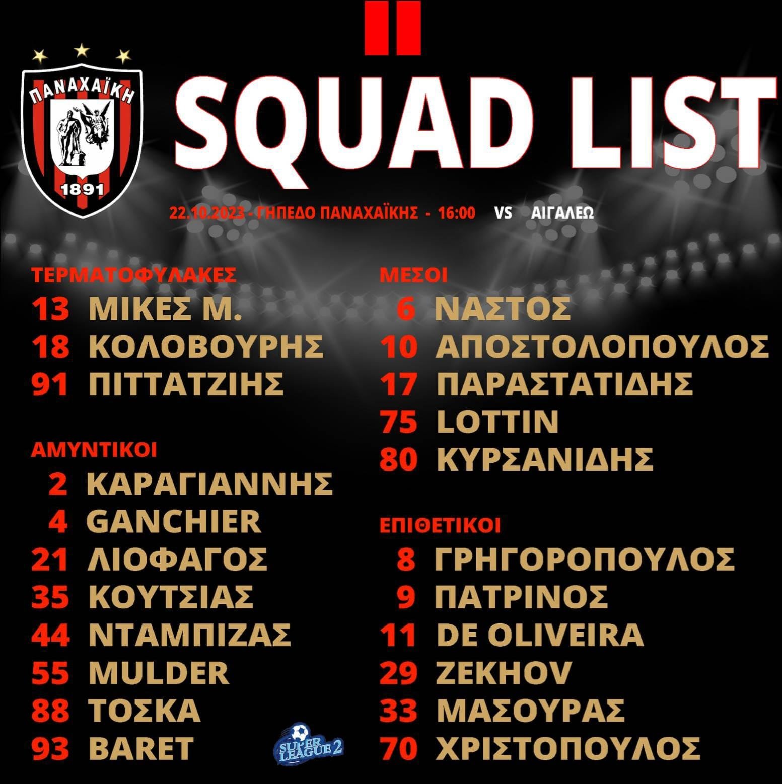 394559664 832247652234998 7998333529158624033 n Παναχαϊκή - Αιγάλεω