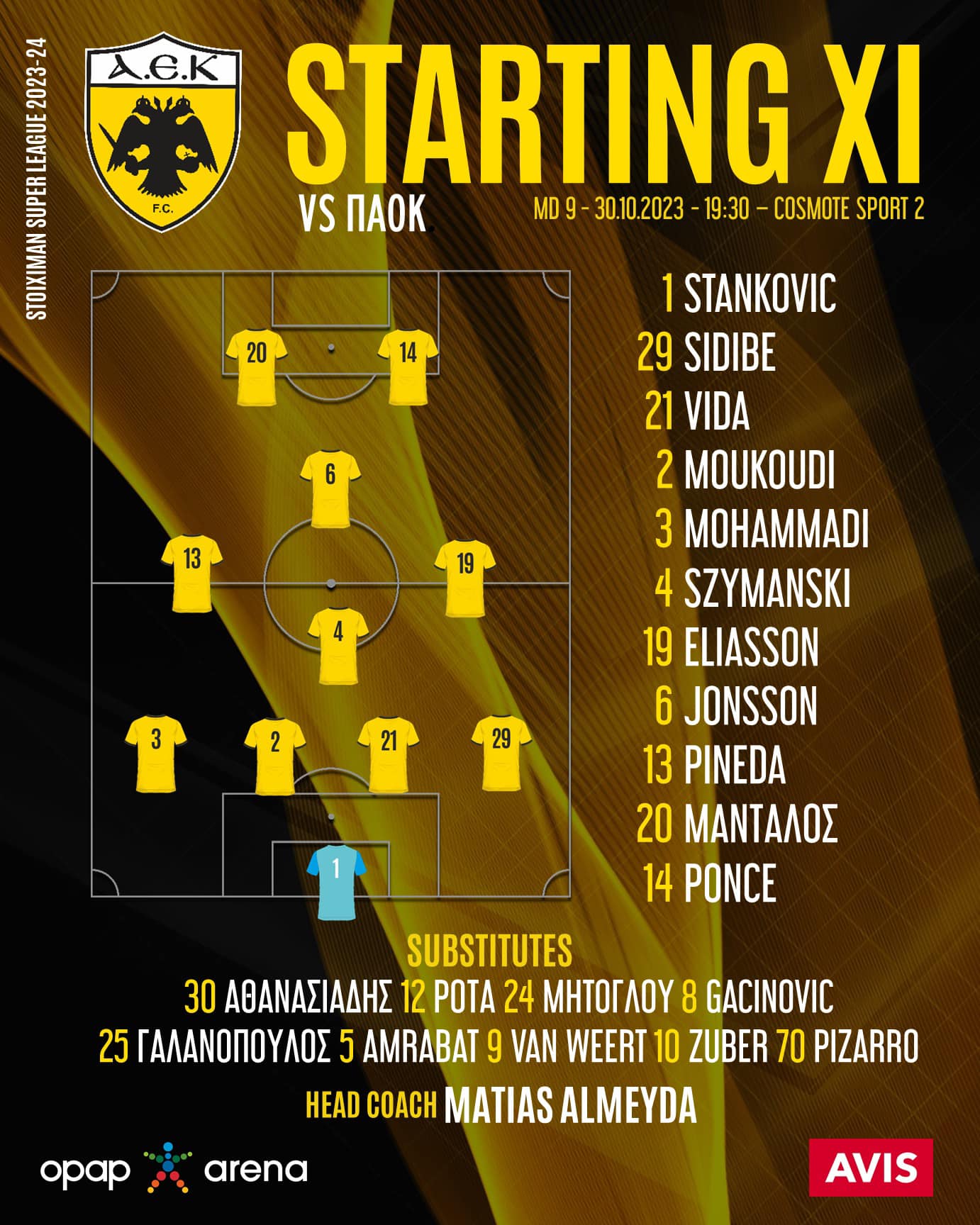 αεκ παοκ AEK - ΠΑΟΚ