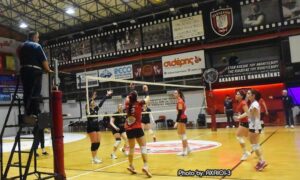 Panachaiki Messiniakos 3 0 set AEK - Άρης