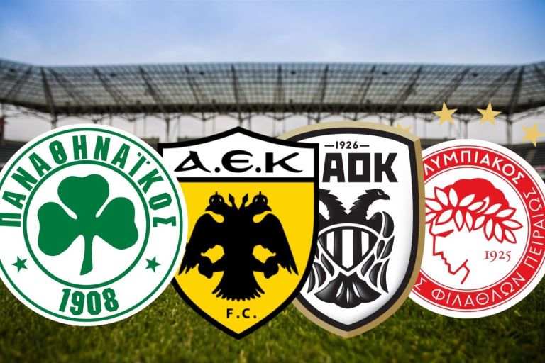 Super League PAOK AEK OLY PAO βαθμολογία