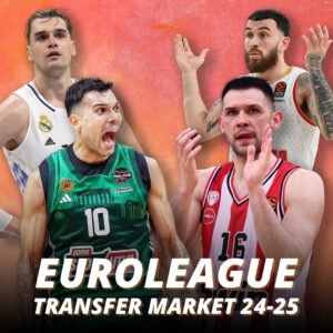 Euroleague Transfer Market 24 25 by Sports Therapy 1 1 ad banner Euroleague Ολυμπιακός Παναθηναϊκός