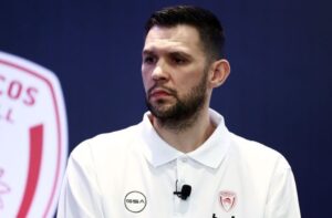 Kostas Papanikolaou Basket League Final Press Conf Μπαρτζώκας